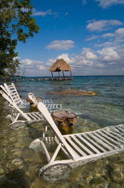 Villas Eco-Romanticas Kuuch Ka'Anil Бакалар Екстер'єр фото