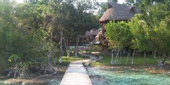 Villas Eco-Romanticas Kuuch Ka'Anil Бакалар Екстер'єр фото